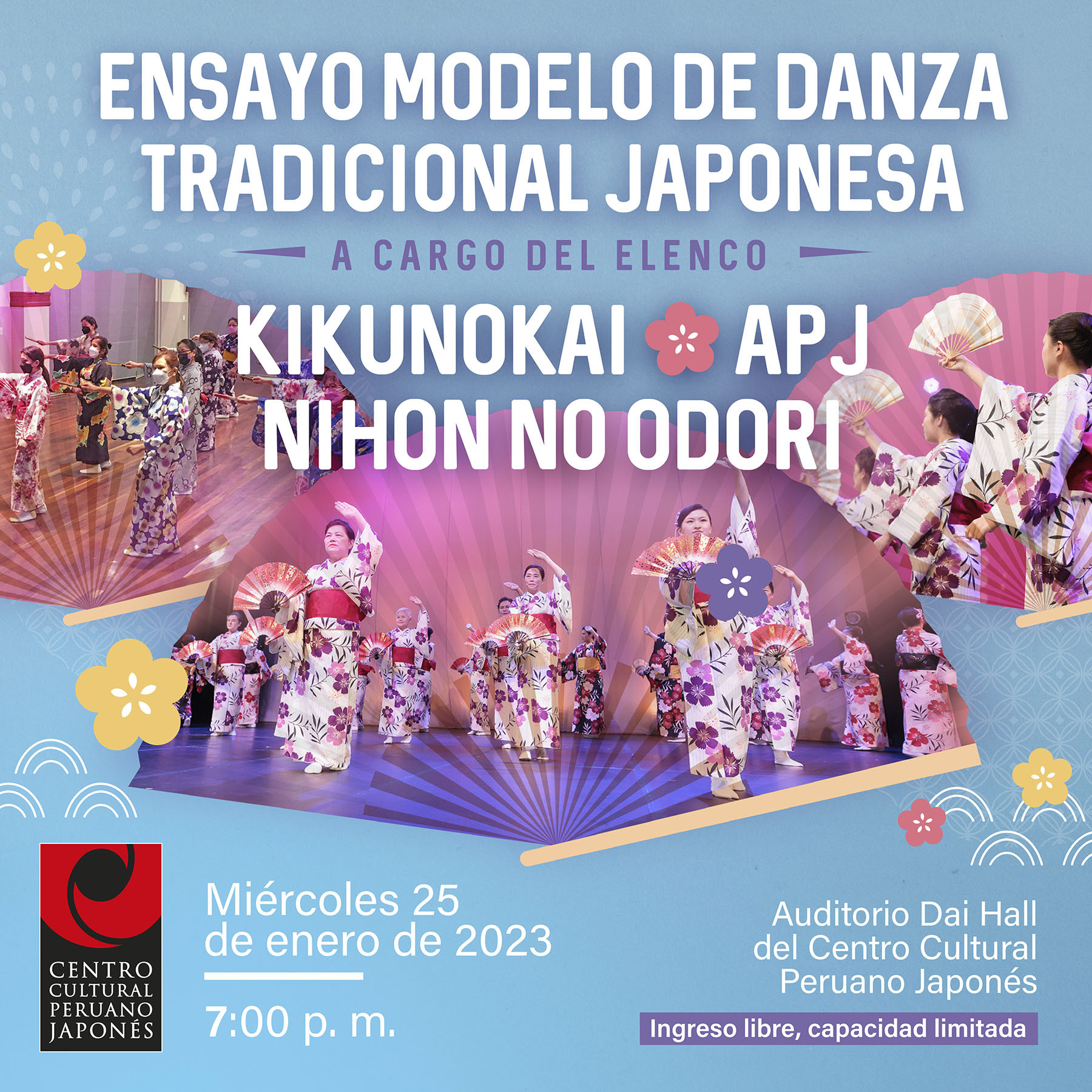 Ensayo modelo de danza tradicional japonesa